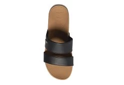 Reef Womens Banded Horizon 2.5 Slide Sandal - Black -Shoe Shop US 01 203285 02