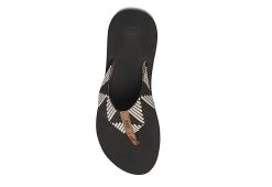 Reef Womens Spring Woven Flip Flop Sandal - Black -Shoe Shop US 01 203287 02