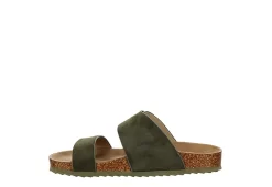 Bjorndal Womens Courtney Footbed Sandal - Olive -Shoe Shop US 01 203304 03