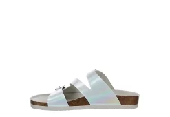 Bjorndal Womens Delaney Footbed Sandal - Silver -Shoe Shop US 01 203311 03