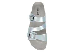 Bjorndal Womens Delaney Footbed Sandal - Silver -Shoe Shop US 01 203311 05