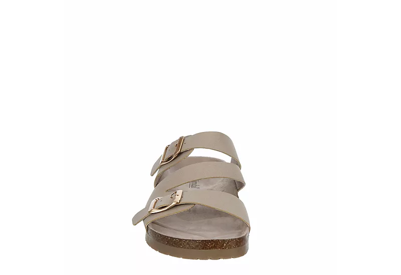 Bjorndal Womens Delaney Footbed Sandal - Taupe 5 Bjorndal Womens Delaney Footbed Sandal - Taupe - Image 3
