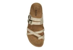 Bjorndal Womens Sami Footbed Sandal - Gold -Shoe Shop US 01 203313 05