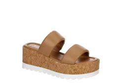 Xappeal Womens Bethany Wedge Sandal - Tan