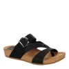 Eurosoft Womens Gladis Sandal - Black -Shoe Shop US 01 203337 00