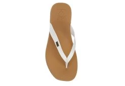 Reef Womens Stella Court Flip Flop Sandal - White -Shoe Shop US 01 203340 05