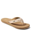 Reef Womens Beachbreak Flip Flop Sandal - Sand