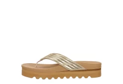 Reef Womens Horizon Shea Hi Slide Sandal - Champagne -Shoe Shop US 01 203345 03