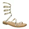 Dv By Dolce Vita Womens Maralin Flat Sandal - Gold 2 Dv By Dolce Vita Womens Maralin Flat Sandal - Gold -Shoe Shop US 01 203350 00