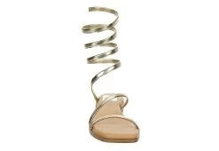 Dv By Dolce Vita Womens Maralin Flat Sandal - Gold -Shoe Shop US 01 203350 02