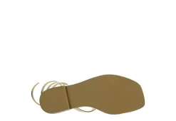 Dv By Dolce Vita Womens Maralin Flat Sandal - Gold -Shoe Shop US 01 203350 06