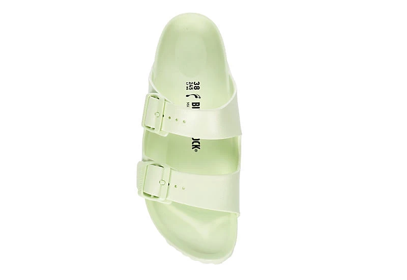 Birkenstock Womens Arizona Essentials Slide Sandal - Lime 8 Birkenstock Womens Arizona Essentials Slide Sandal - Lime - Image 6