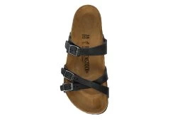 Birkenstock Womens France Footbed Sandal - Black -Shoe Shop US 01 203374 05