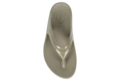 Oofos Womens Oomega Flip Flop Sandal - Khaki -Shoe Shop US 01 203392 05