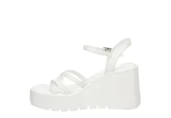 Madden Girl Womens Vaultt Wedge Sandal - White -Shoe Shop US 01 203410 03