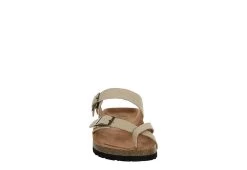White Mountain Womens Gracie Footbed Sandal - Tan -Shoe Shop US 01 203417 02