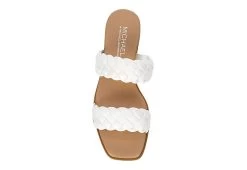 Michael By Michael Shannon Womens Patrice Wedge Sandal - White -Shoe Shop US 01 203429 05