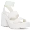 Madden Girl Womens Templee Platform Sandal - White