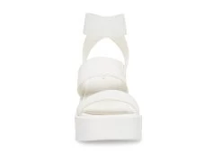 Madden Girl Womens Templee Platform Sandal - White -Shoe Shop US 01 203464 02