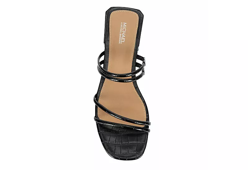 Michael By Michael Shannon Womens Liv Sandal - Black 8 Michael By Michael Shannon Womens Liv Sandal - Black - Image 6