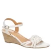 Lauren Blakwell Womens Etta Sandal - Ivory