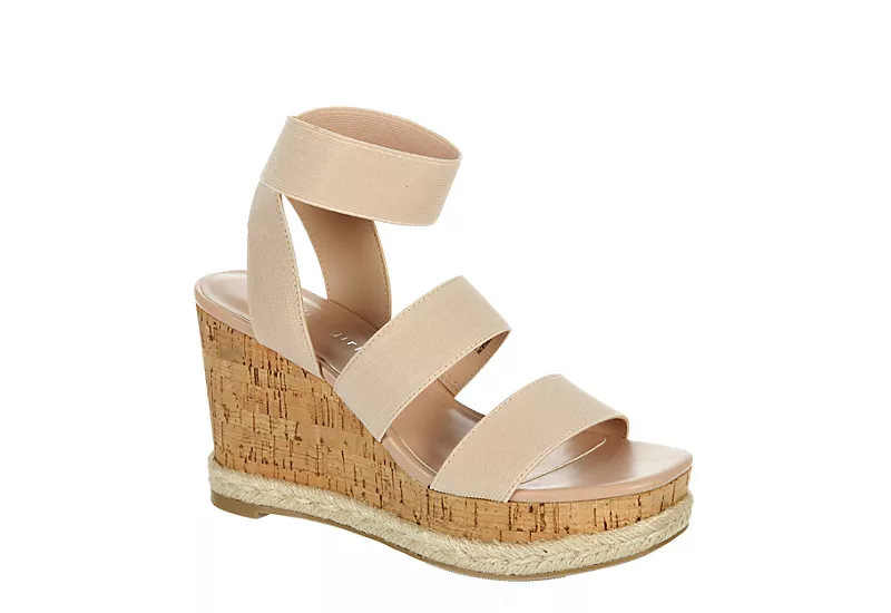 Madden Girl Womens Marandaa Wedge Sandal - Nude 3 Madden Girl Womens Marandaa Wedge Sandal - Nude