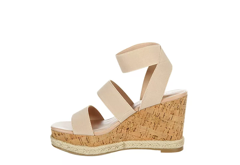 Madden Girl Womens Marandaa Wedge Sandal - Nude 6 Madden Girl Womens Marandaa Wedge Sandal - Nude - Image 4
