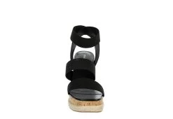 Madden Girl Womens Marandaa Wedge Sandal - Black -Shoe Shop US 01 203537 02