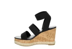 Madden Girl Womens Marandaa Wedge Sandal - Black -Shoe Shop US 01 203537 03