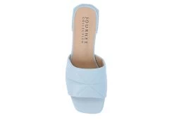 Journee Collection Womens Elidia Slip On Sandal - Blue -Shoe Shop US 01 203583 05