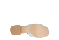 Journee Collection Womens Elidia Slip On Sandal - Blue -Shoe Shop US 01 203583 06