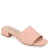 Journee Collection Womens Elidia Slip On Sandal - Blush