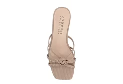 Journee Collection Womens Blayke Wedge Slip On Sandal - Taupe 14 Journee Collection Womens Blayke Wedge Slip On Sandal - Taupe -Shoe Shop US 01 203694 05