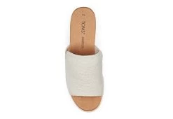 Toms Womens Diana Mule Sandal - Natural -Shoe Shop US 01 203718 03