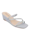 Journee Collection Womens Takarah Wedge Slip On Sandal - Blue -Shoe Shop US 01 203886 00