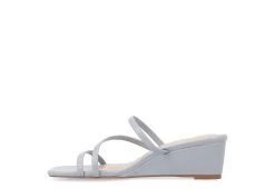 Journee Collection Womens Takarah Wedge Slip On Sandal - Blue 12 Journee Collection Womens Takarah Wedge Slip On Sandal - Blue -Shoe Shop US 01 203886 03