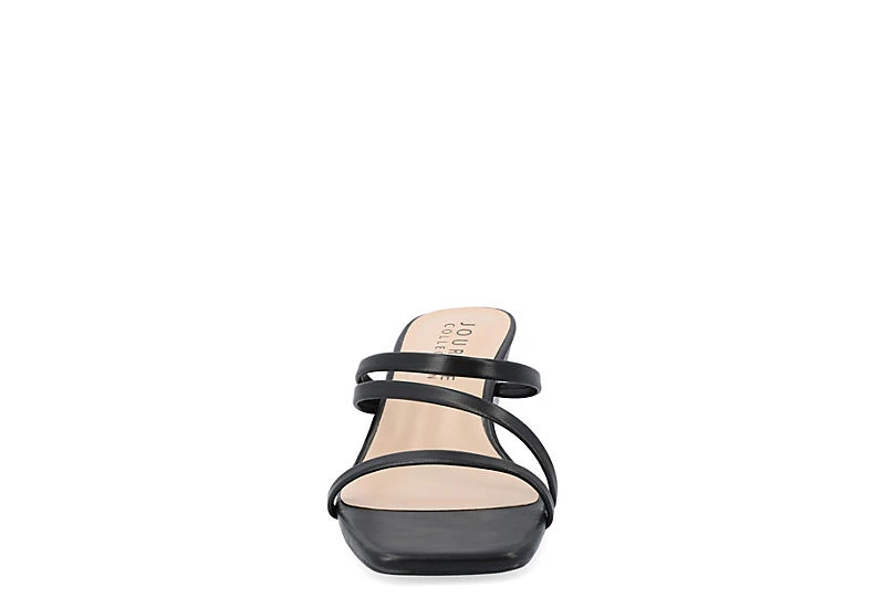 Journee Collection Womens Takarah Wedge Slip On Sandal - Black 5 Journee Collection Womens Takarah Wedge Slip On Sandal - Black - Image 3