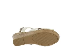 Jellypop Womens Lisbon Wedge Sandal - Natural -Shoe Shop US 01 203922 06