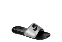 Nike Womens Victori One Slide Sandal - Silver