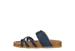 Bjorndal Womens Sami Footbed Sandal - Navy -Shoe Shop US 01 250080 03