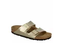 Birkenstock Womens Arizona Footbed Sandal - Gold