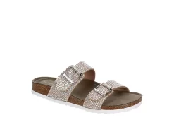 Madden Girl Womens Brando Footbed Sandal - Blush