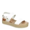 Xappeal Womens Amelia Wedge Sandal - White -Shoe Shop US 01 261162 00