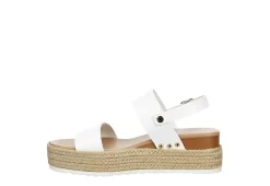Xappeal Womens Amelia Wedge Sandal - White -Shoe Shop US 01 261162 03