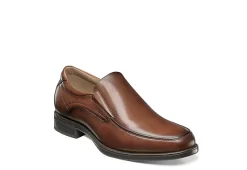 Florsheim Mens Midtown Moc Toe Slip On Oxford - Cognac