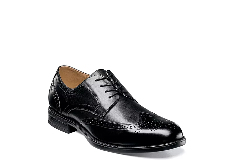 Florsheim Mens Midtown Wingtip Oxford - Black 3 Florsheim Mens Midtown Wingtip Oxford - Black