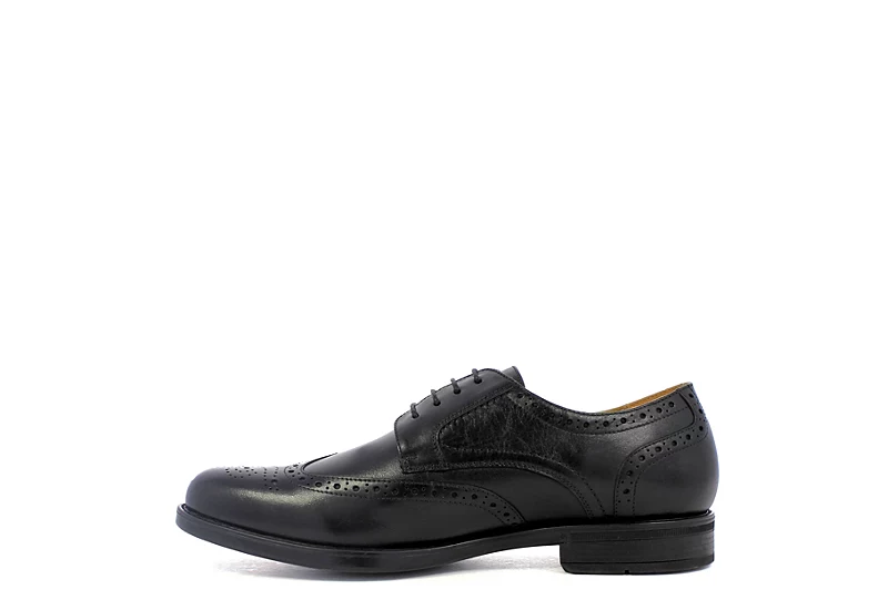 Florsheim Mens Midtown Wingtip Oxford - Black 6 Florsheim Mens Midtown Wingtip Oxford - Black - Image 4