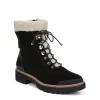 Franco Sarto Womens Rosella Combat Boot - Black -Shoe Shop US 01 300159 00