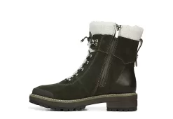 Franco Sarto Womens Rosella Combat Boot - Green -Shoe Shop US 01 300160 03