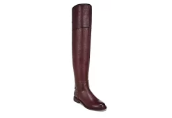Franco Sarto Womens Haleen Over The Knee Boot - Burgundy